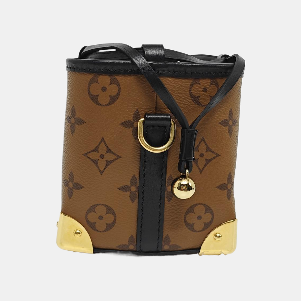 NOÉ PURSE LV CHARMS Monogram Coated Canvas Brown