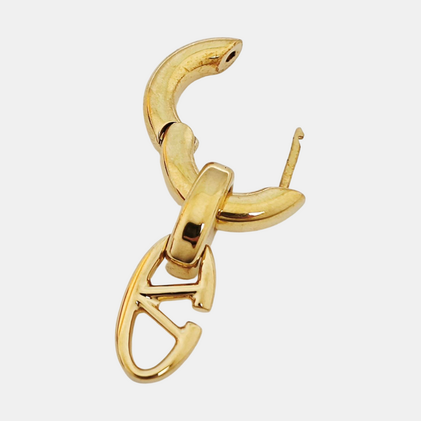 Metal Gold Stud Earrings