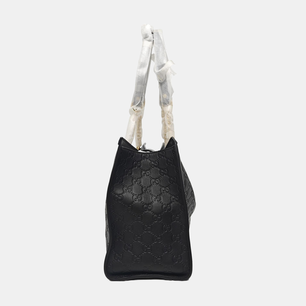 Padlock Medium Monogram Calfskin Black