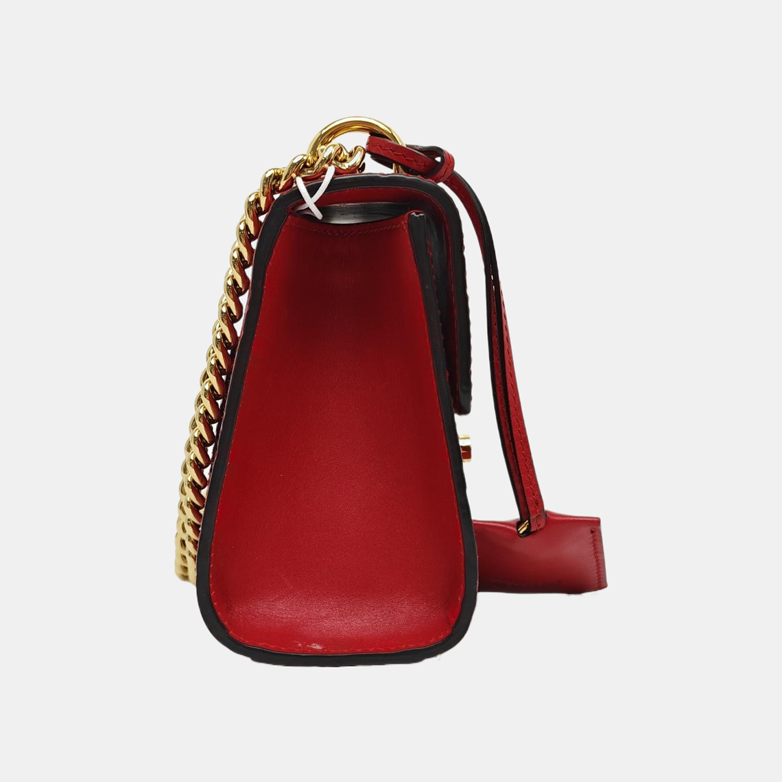 Padlock Small Monogram Calfskin Red