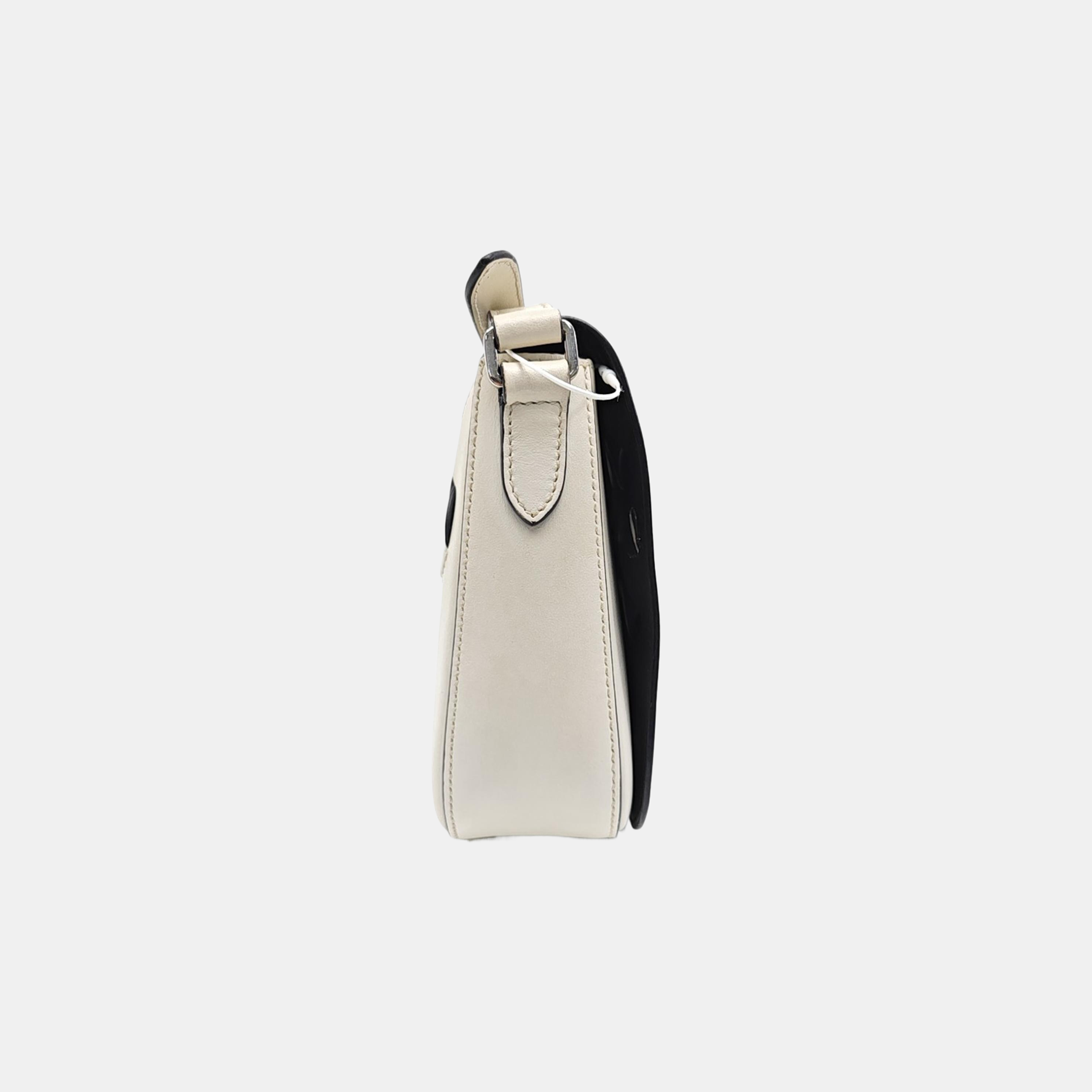 Calfskin Shoulder Bag White