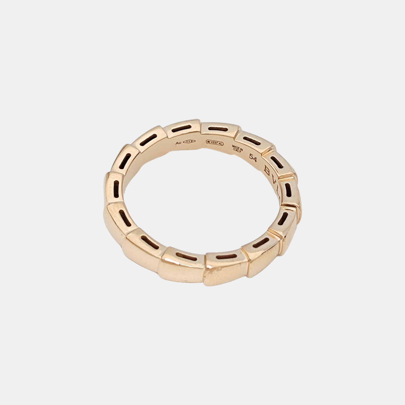 SERPENTI 18k Rose Gold Ring EU 54