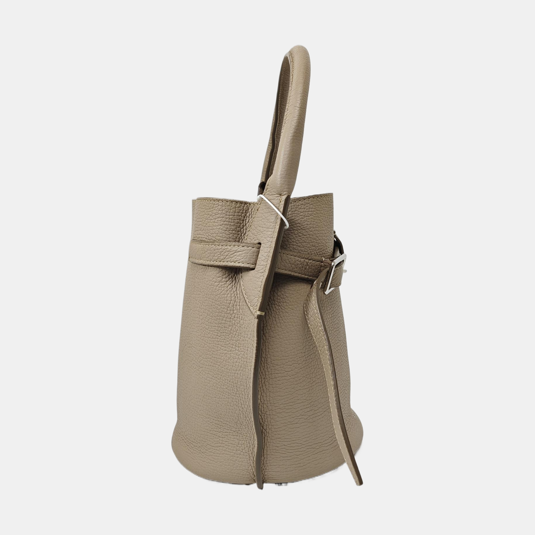 BIG BAG Nano Calfskin Gray
