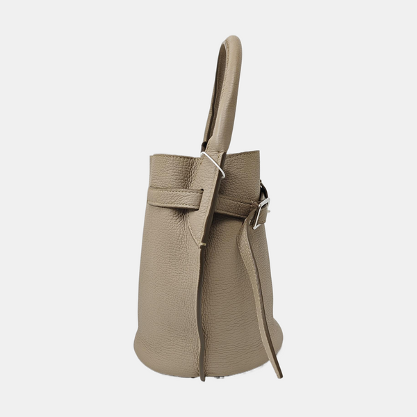 BIG BAG Nano Calfskin Gray