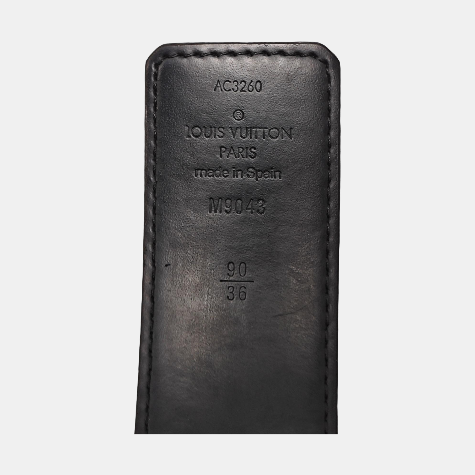 Coated Canvas Belt Black