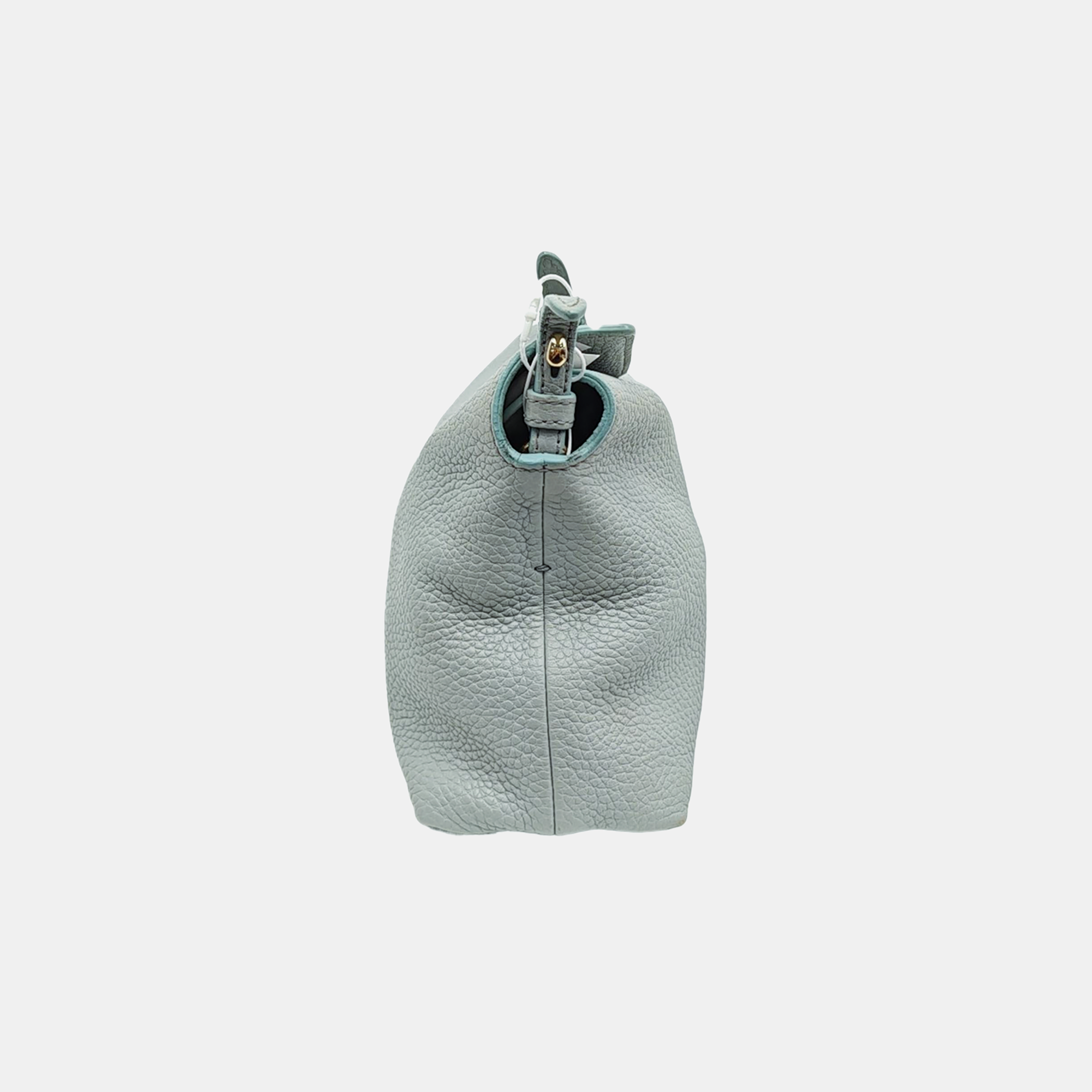Calfskin Shoulder Bag Blue