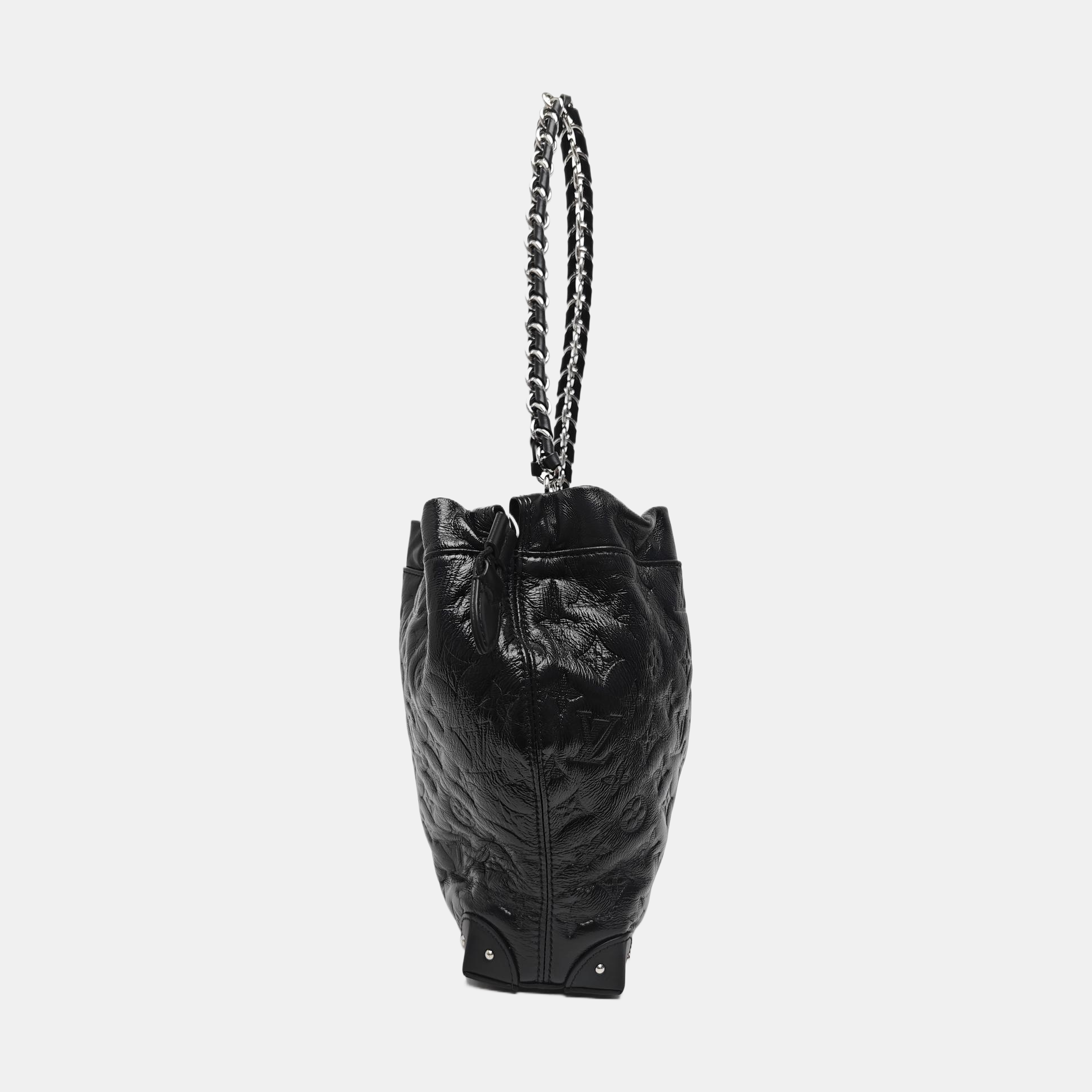 NOÉ TRUNK PM Monogram Lambskin Black