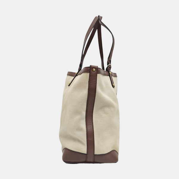 Canvas Tote Bag Beige