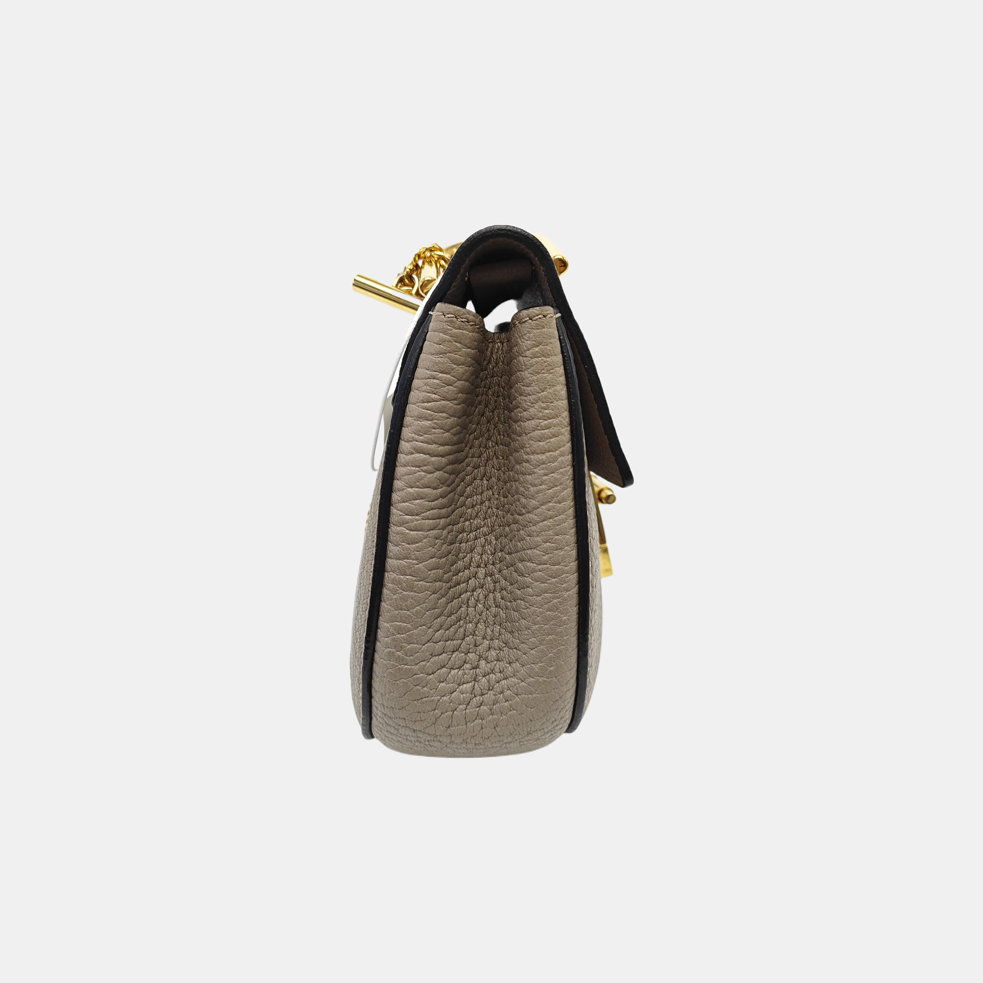 Drew Mini Calfskin Gray