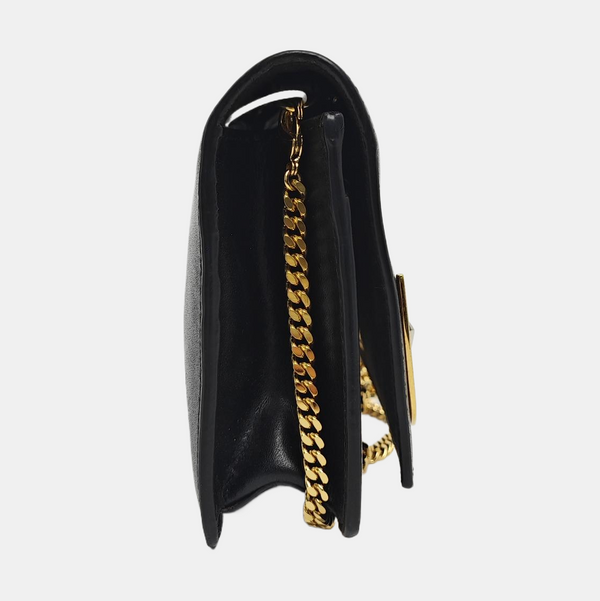 Authenticated pre-owned  Monster Calfskin Black - Shoulder Bag at Looply