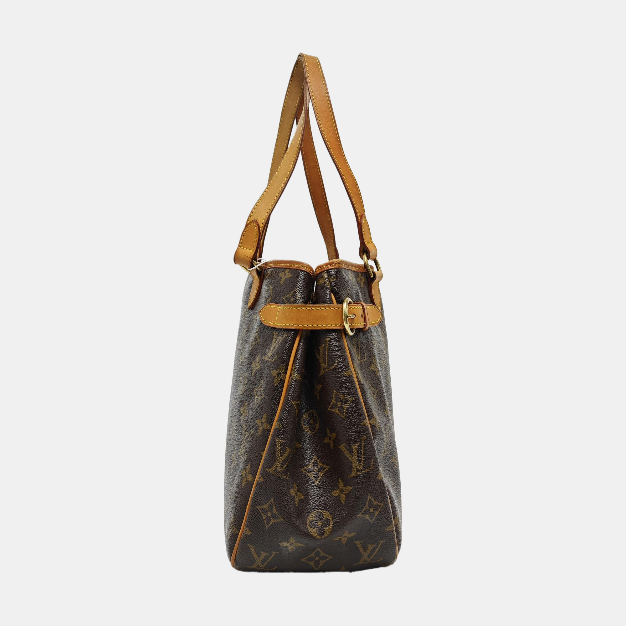 BATIGNOLLES GM Monogram Coated Canvas Brown