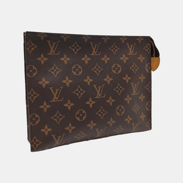 TOILET POCKET 26 Monogram Coated Canvas Brown