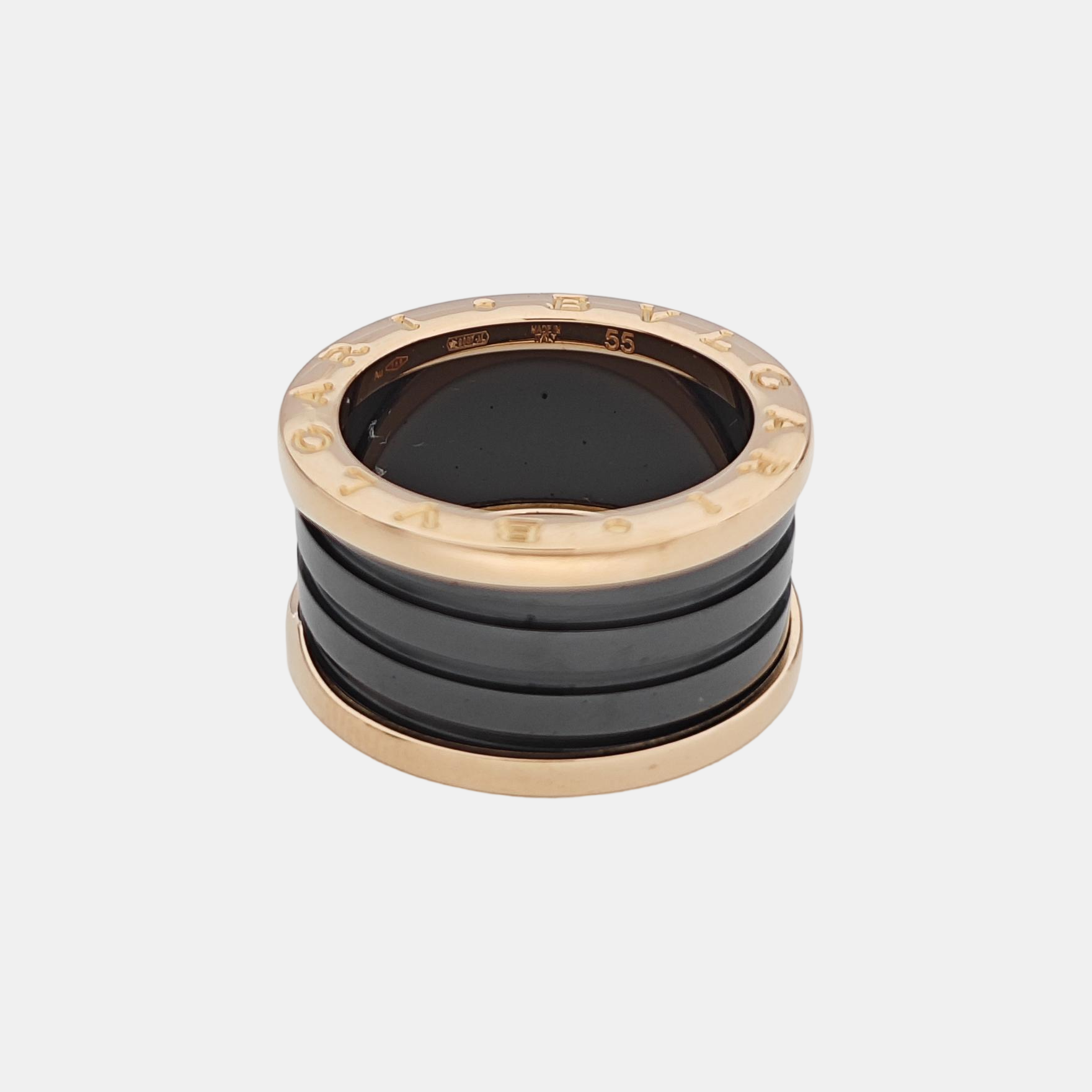 B.ZERO1 18k Rose Gold Ring EU 55