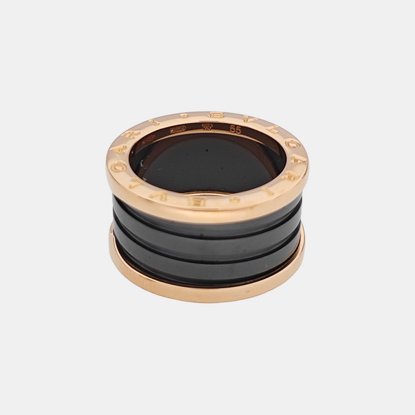 B.ZERO1 18k Rose Gold Ring EU 55