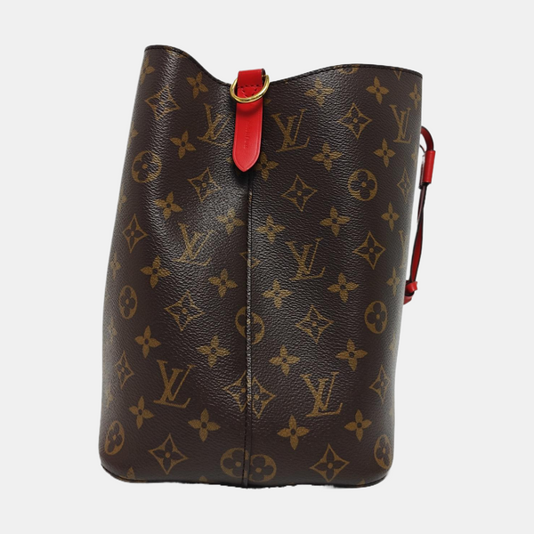 NÉONOÉ MM Monogram Coated Canvas Brown