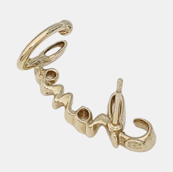 Metal Gold Stud Earrings