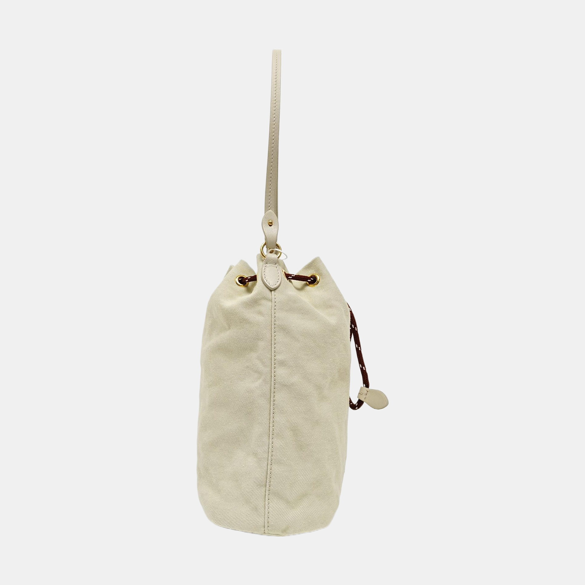Fabric Bucket Bag Green