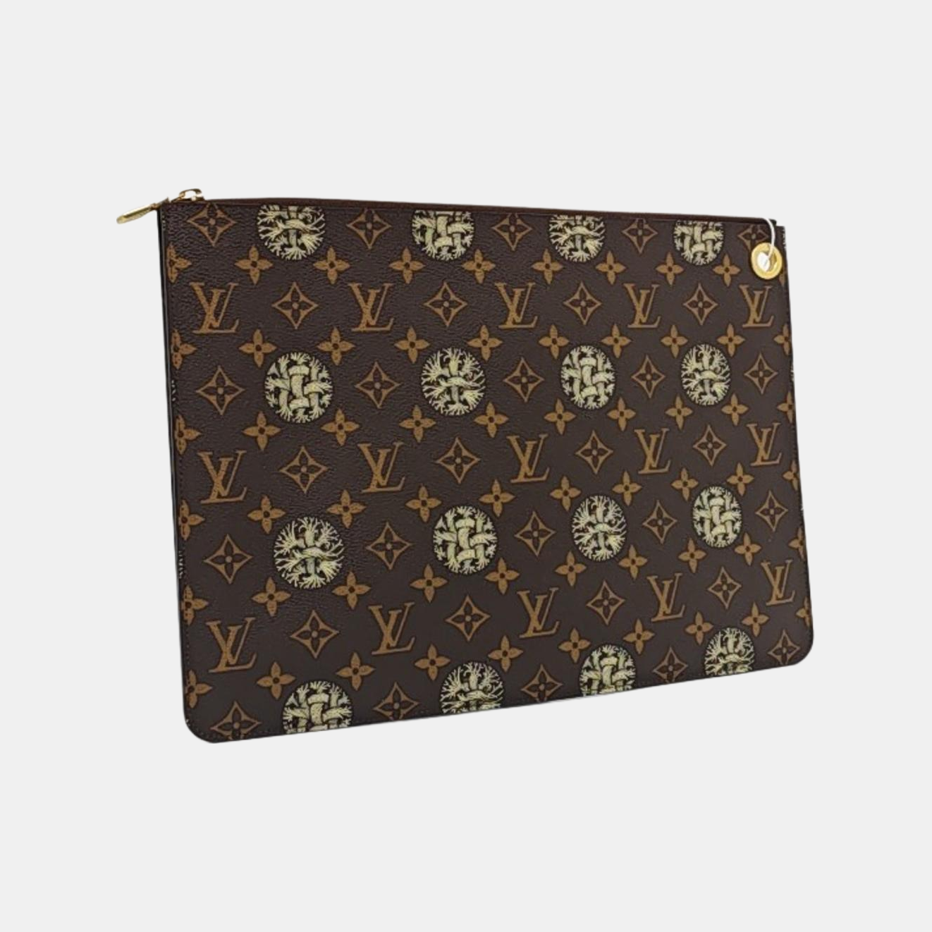 TOILLETTE Monogram Coated Canvas Brown