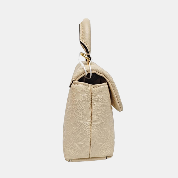 NANO MADELEINE Nano Monogram Calfskin Beige