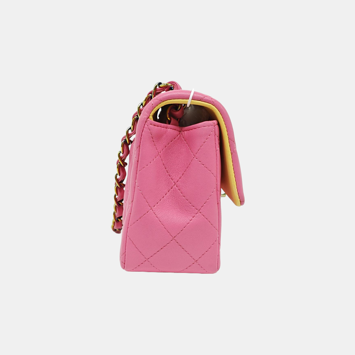 CLASSIC FLAP Mini Quilted Lambskin Pink