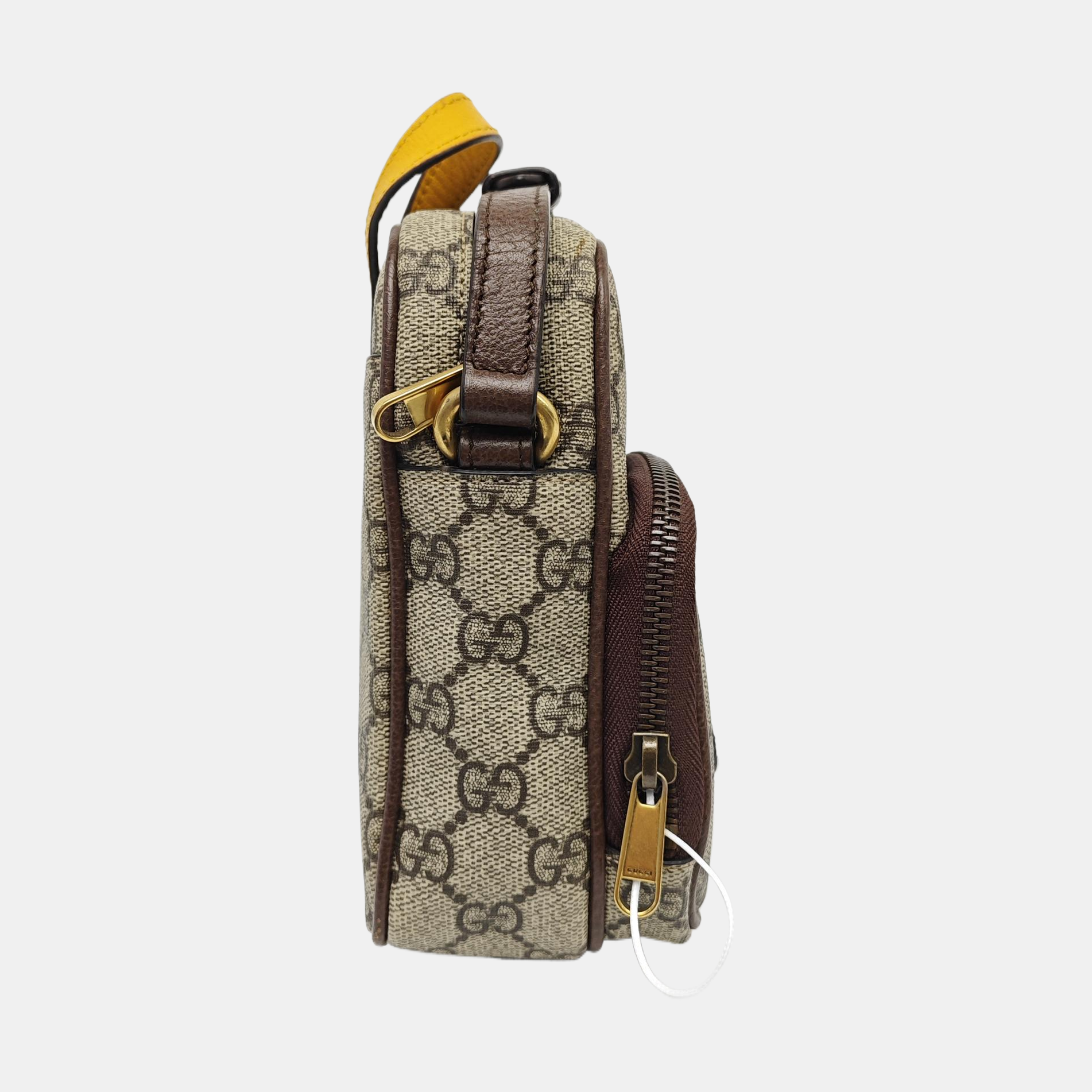 Neo Vintage Mini Monogram Coated Canvas Brown