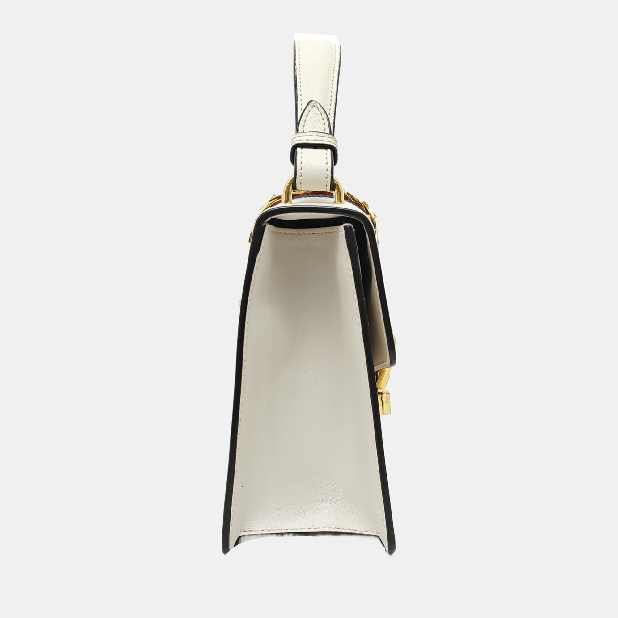 Sylvie Small Calfskin White