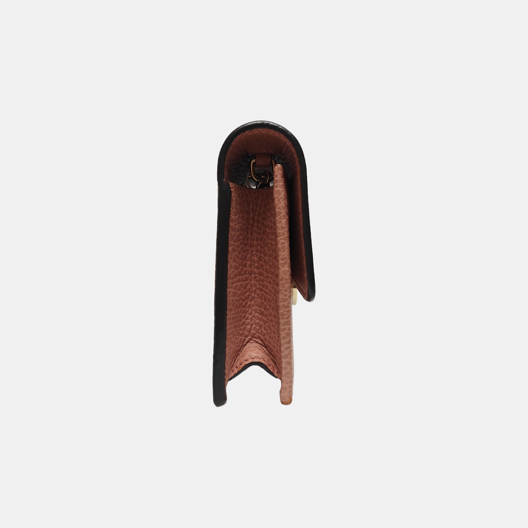 Interlocking G Small Calfskin Pink