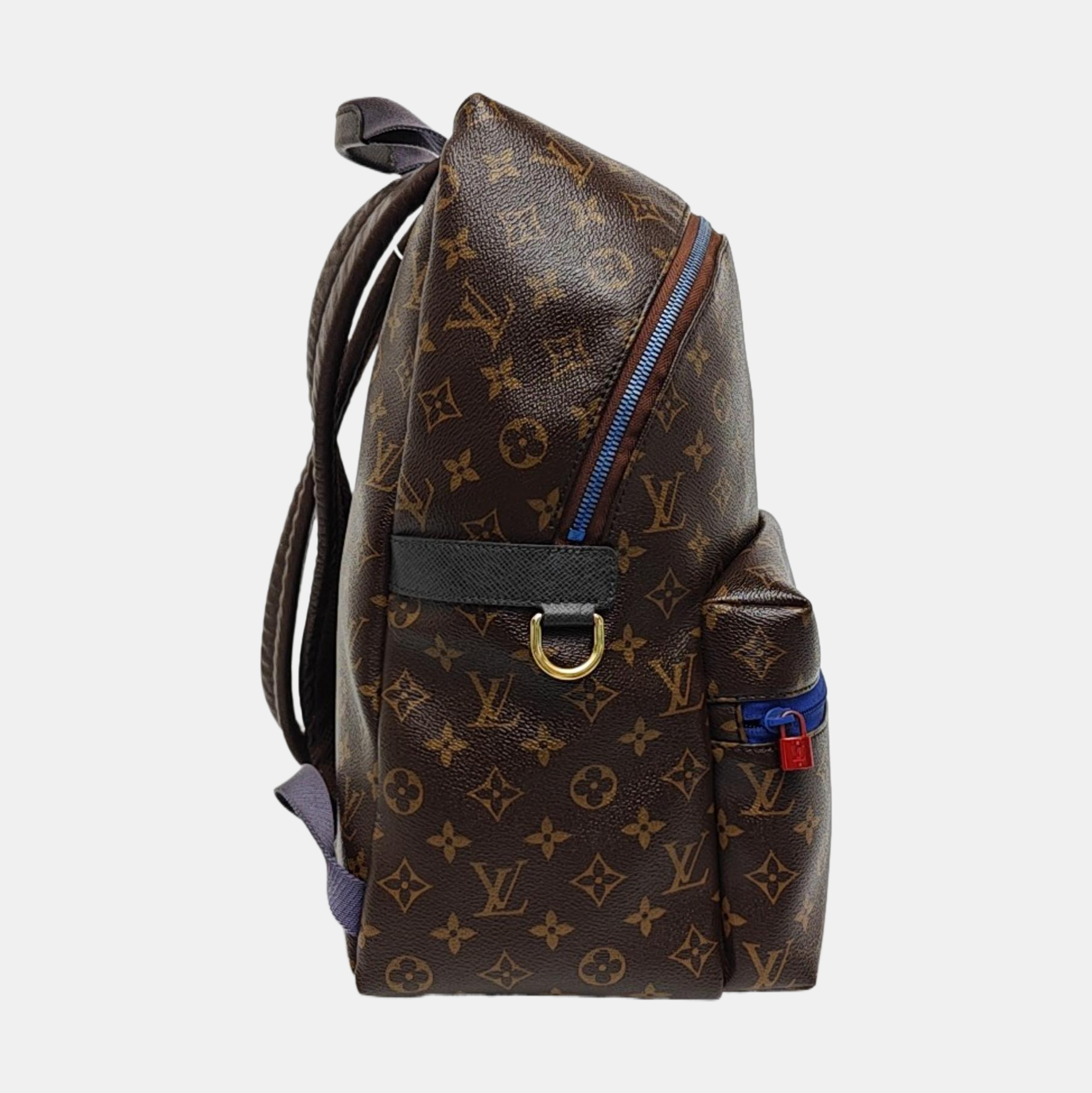JOSH Monogram Coated Canvas Brown