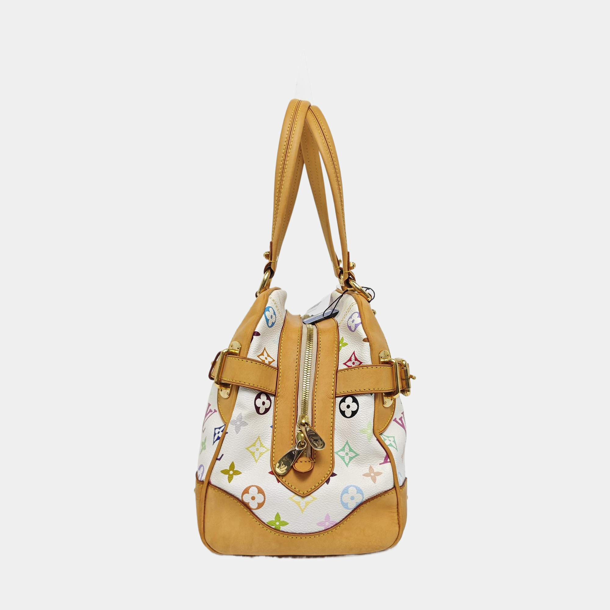 LV × TM CLAUDIA Monogram Coated Canvas White