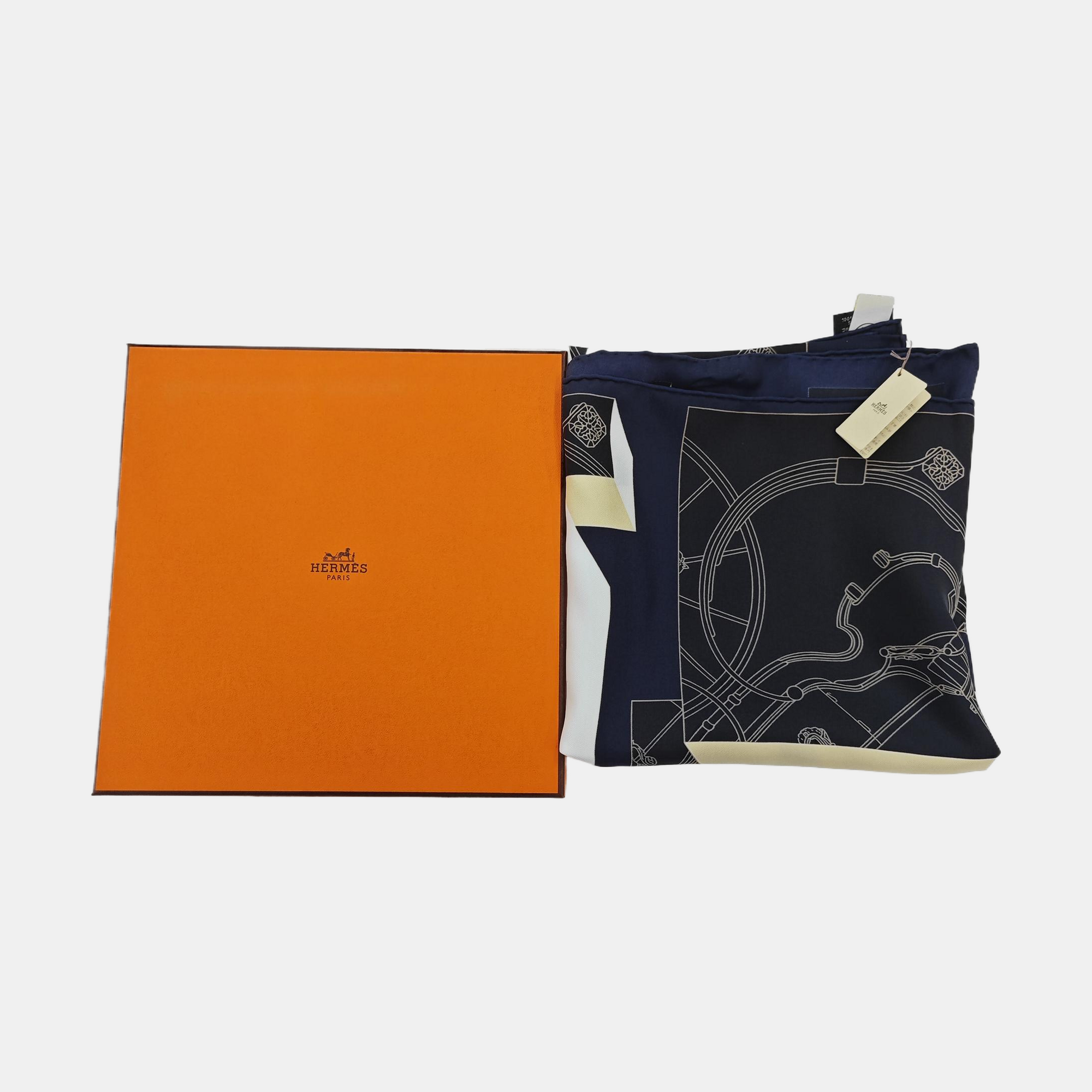 Mulberry Silk Silk Scarf Blue
