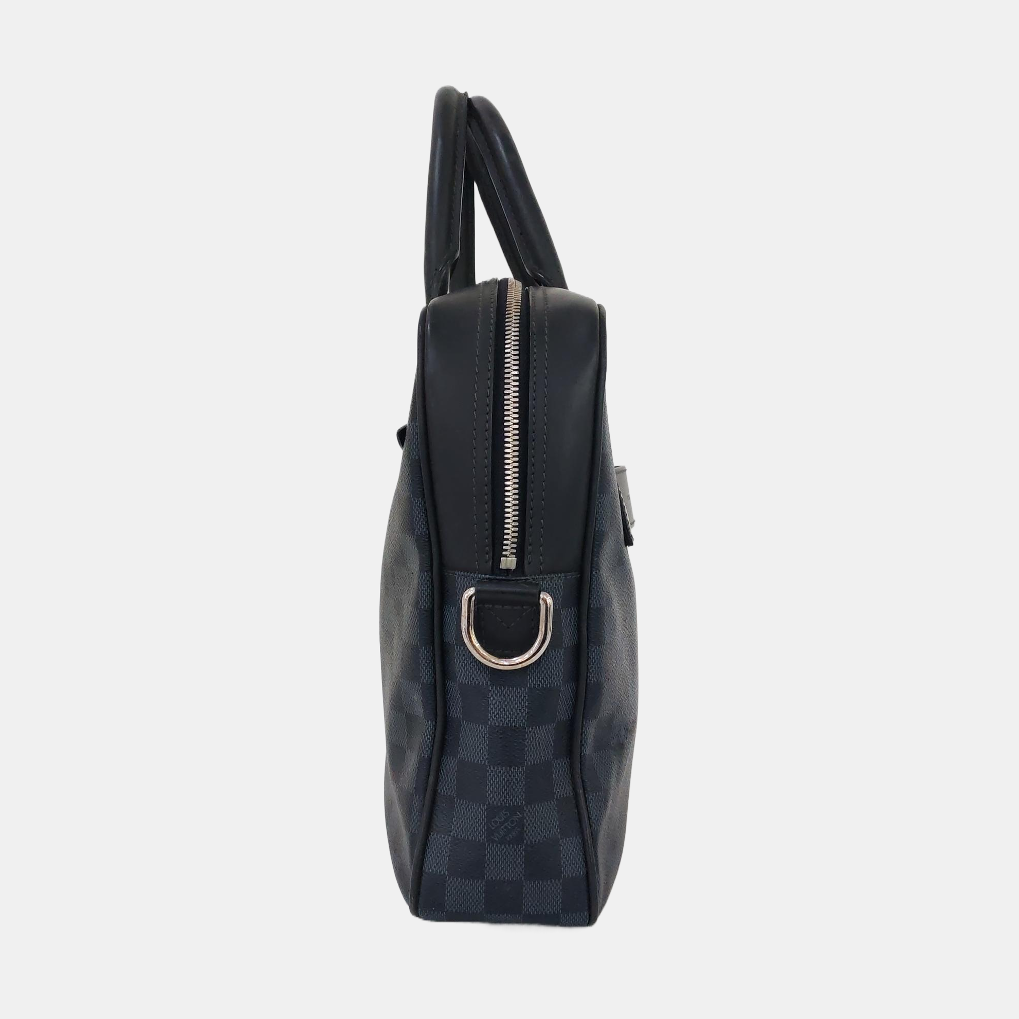 PORTE-DOCUMENTS Damier Coated Canvas Blue