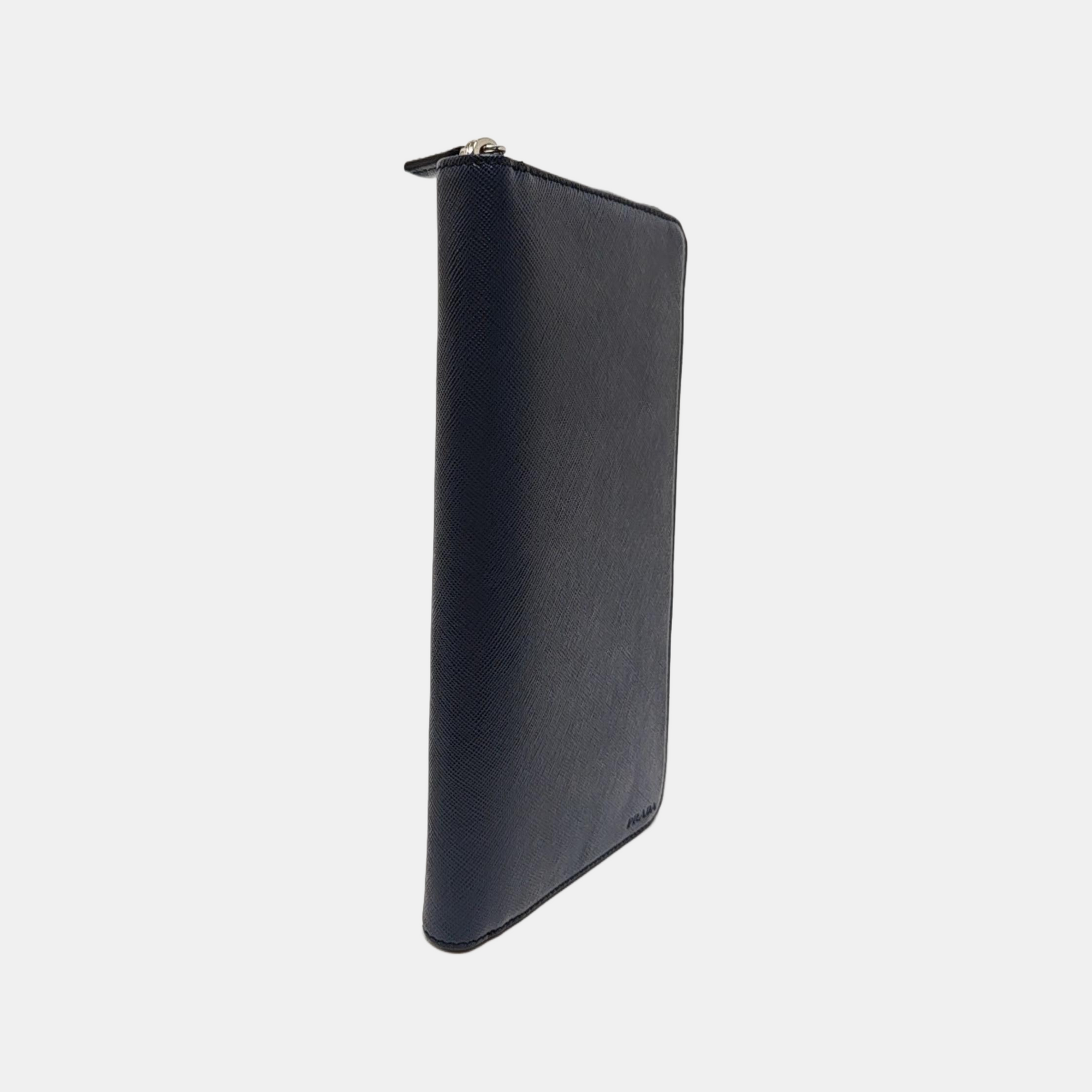 Saffiano Calfskin Clutch Blue
