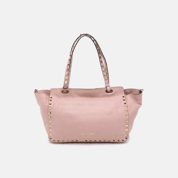 Rockstud Small Calfskin Pink