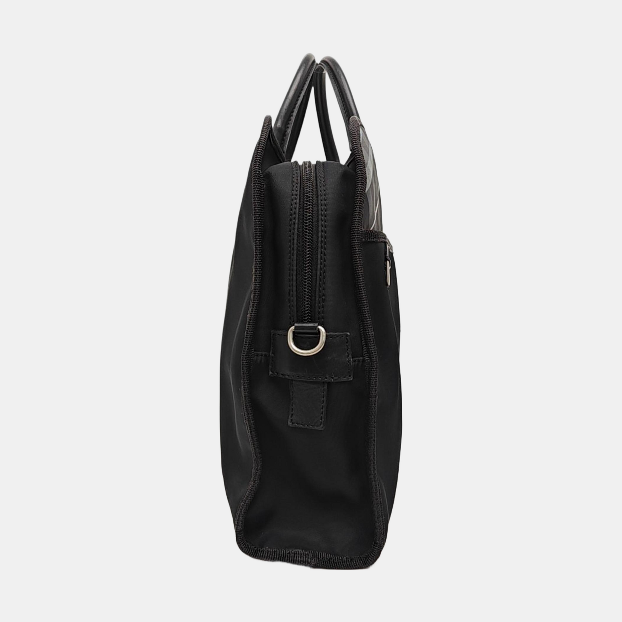 Nylon Shoulder Bag Black