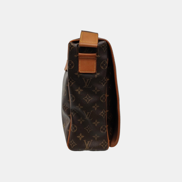 VALMY Monogram Coated Canvas Brown