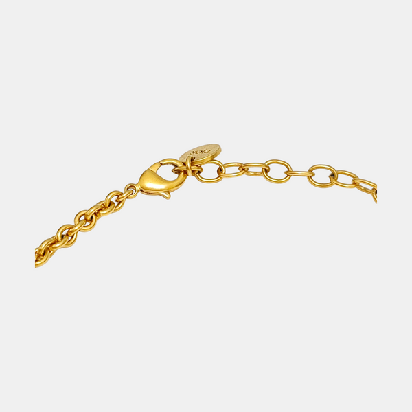 Petit CD Metal Gold Necklace