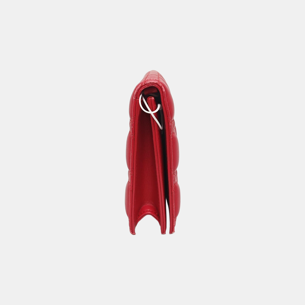 Lady Dior Cannage Calfskin Red