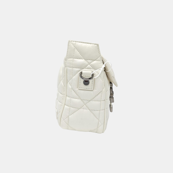 Diorcamp Small Cannage Calfskin White