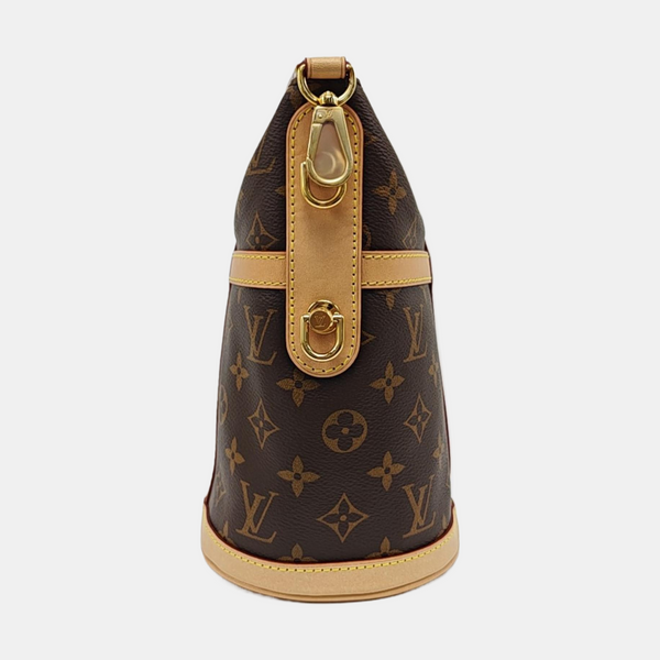 DUFFLE Monogram Coated Canvas Brown