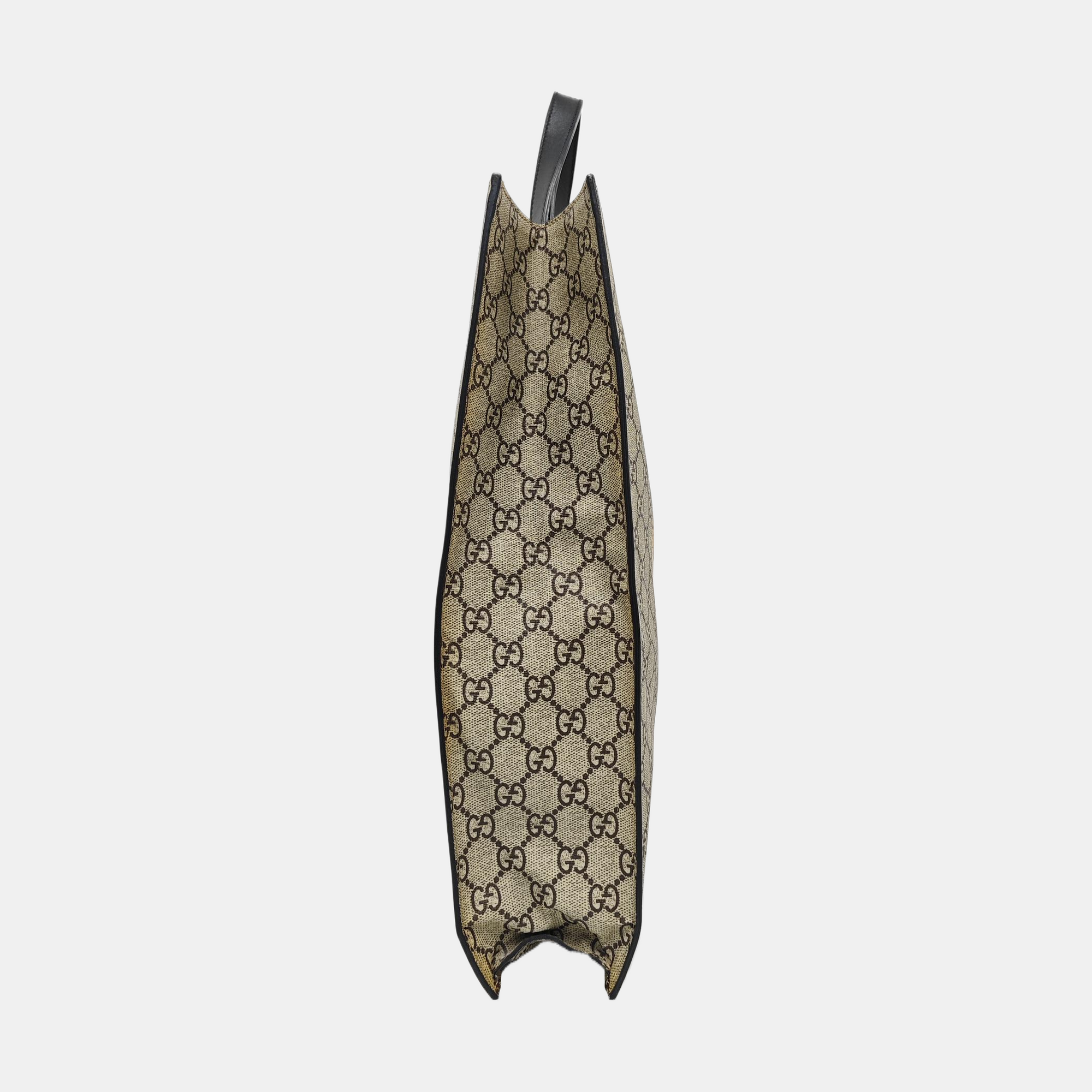 Monogram Coated Canvas Tote Bag Beige