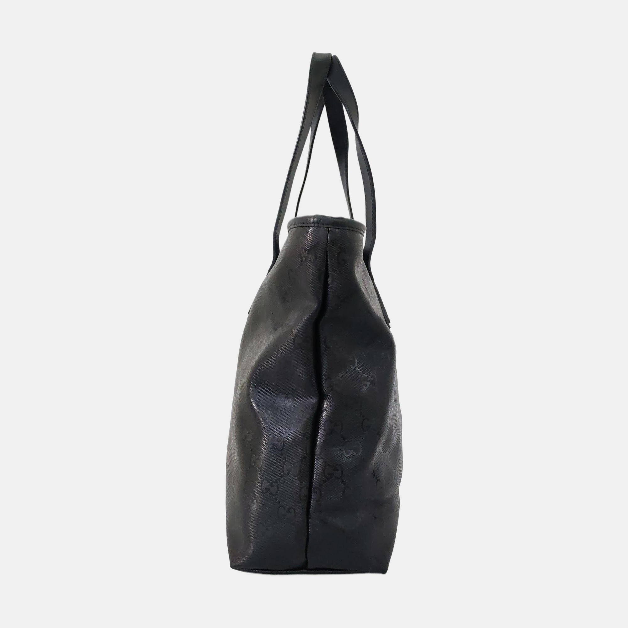 GG Imprime Monogram Coated Canvas Black