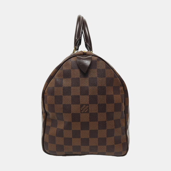 SPEEDY 30 Damier Ebene Coated Canvas Brown