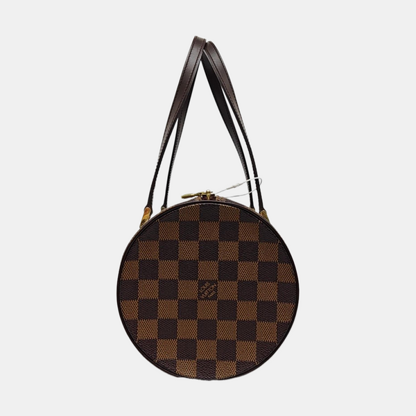 PAPILLON 30 Damier Ebene Coated Canvas Brown