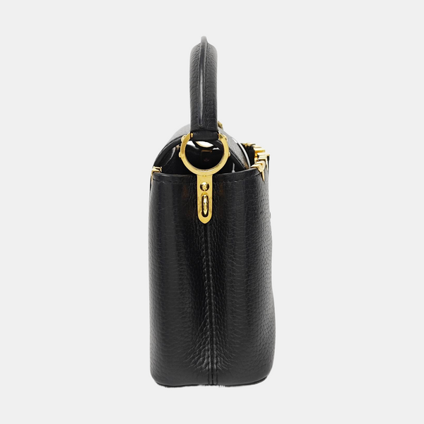 CAPUCINES Mini Calfskin Black