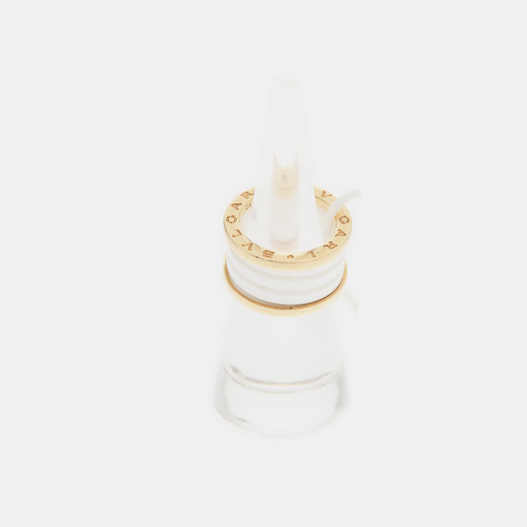 B.ZERO1 18k Rose Gold Ring EU 49