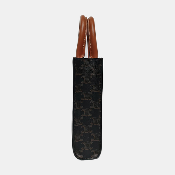 CABAS CELINE Mini Coated Canvas Brown