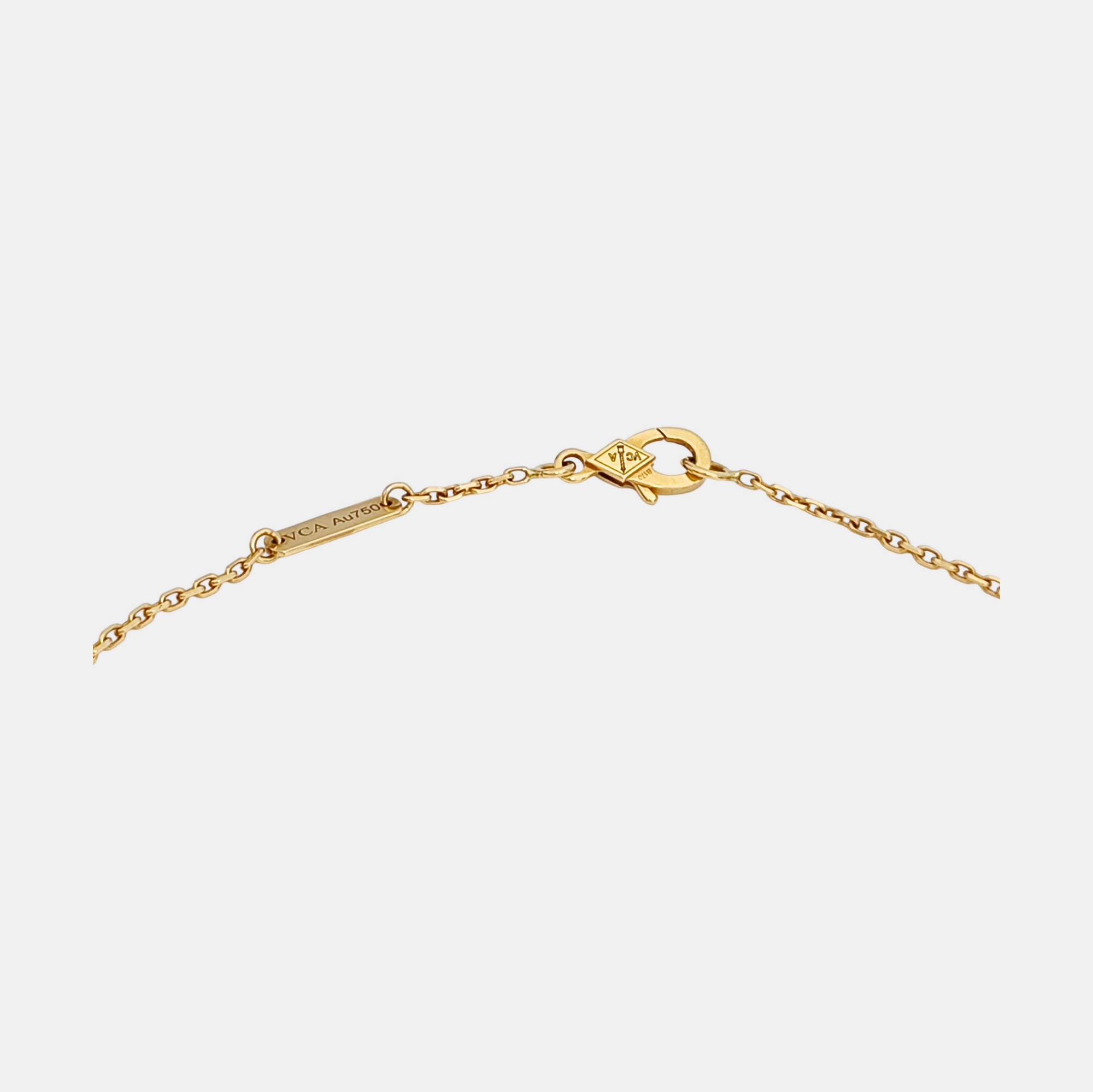 Vintage Alhambra 18k Gold Necklace