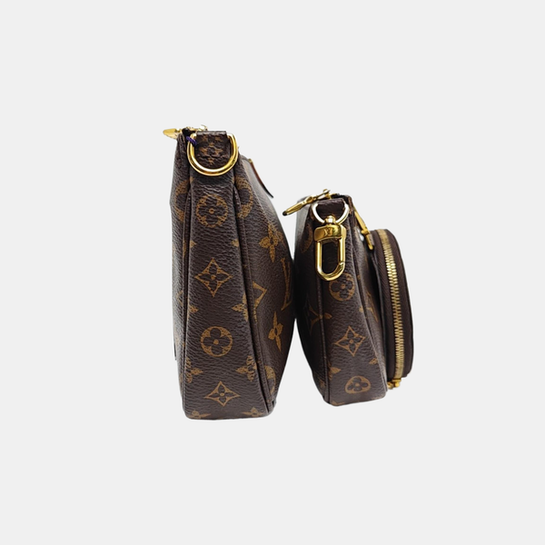 MULTI Monogram Coated Canvas Brown