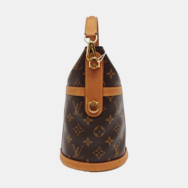 DUFFLE Monogram Coated Canvas Brown