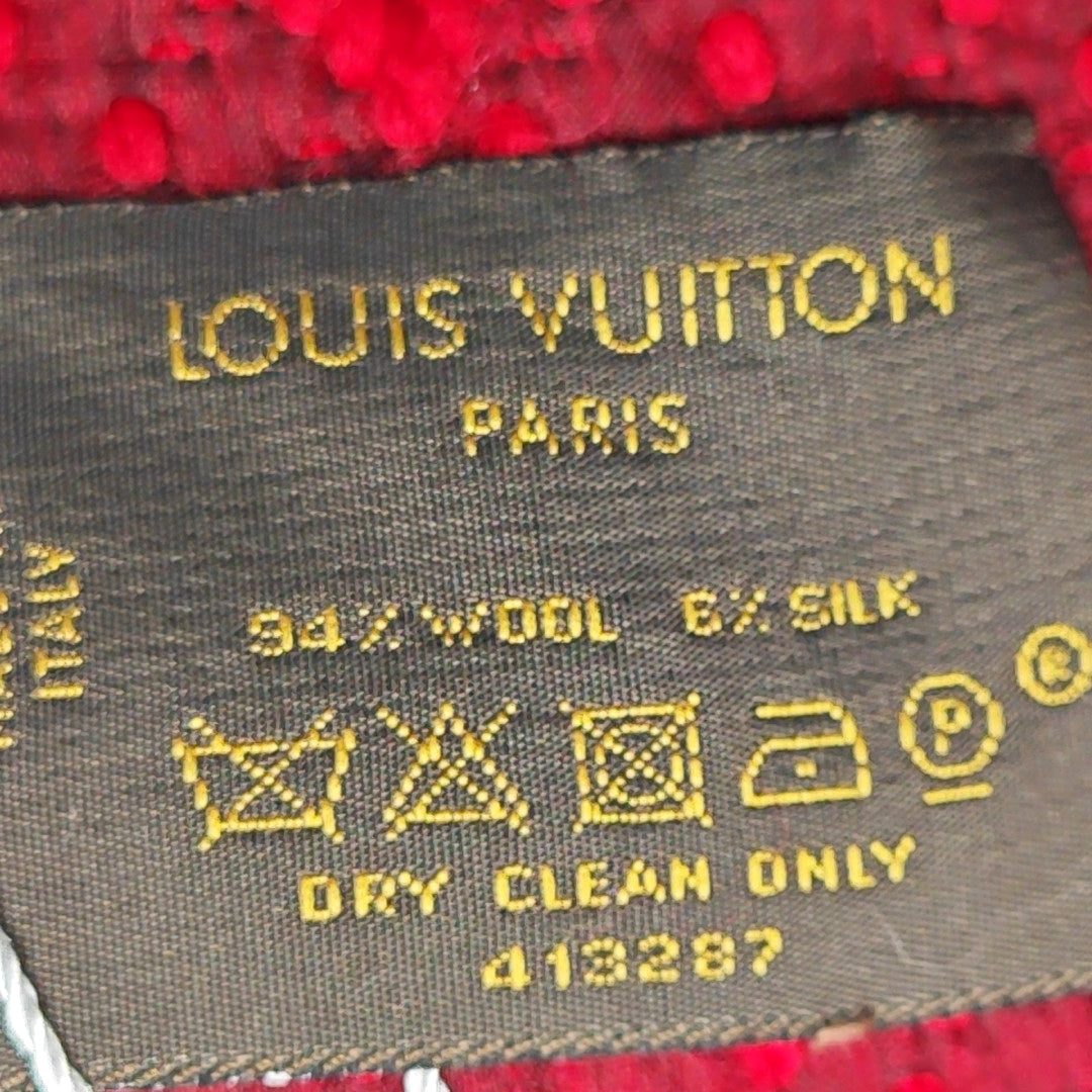 Wool Scarf Red
